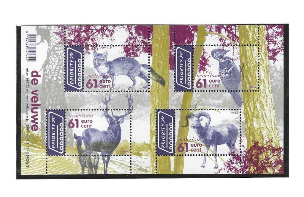2283 Vel de Veluwe 2 - 2004 postfris, Postzegels en Munten, Ophalen of Verzenden, Na 1940, Postfris