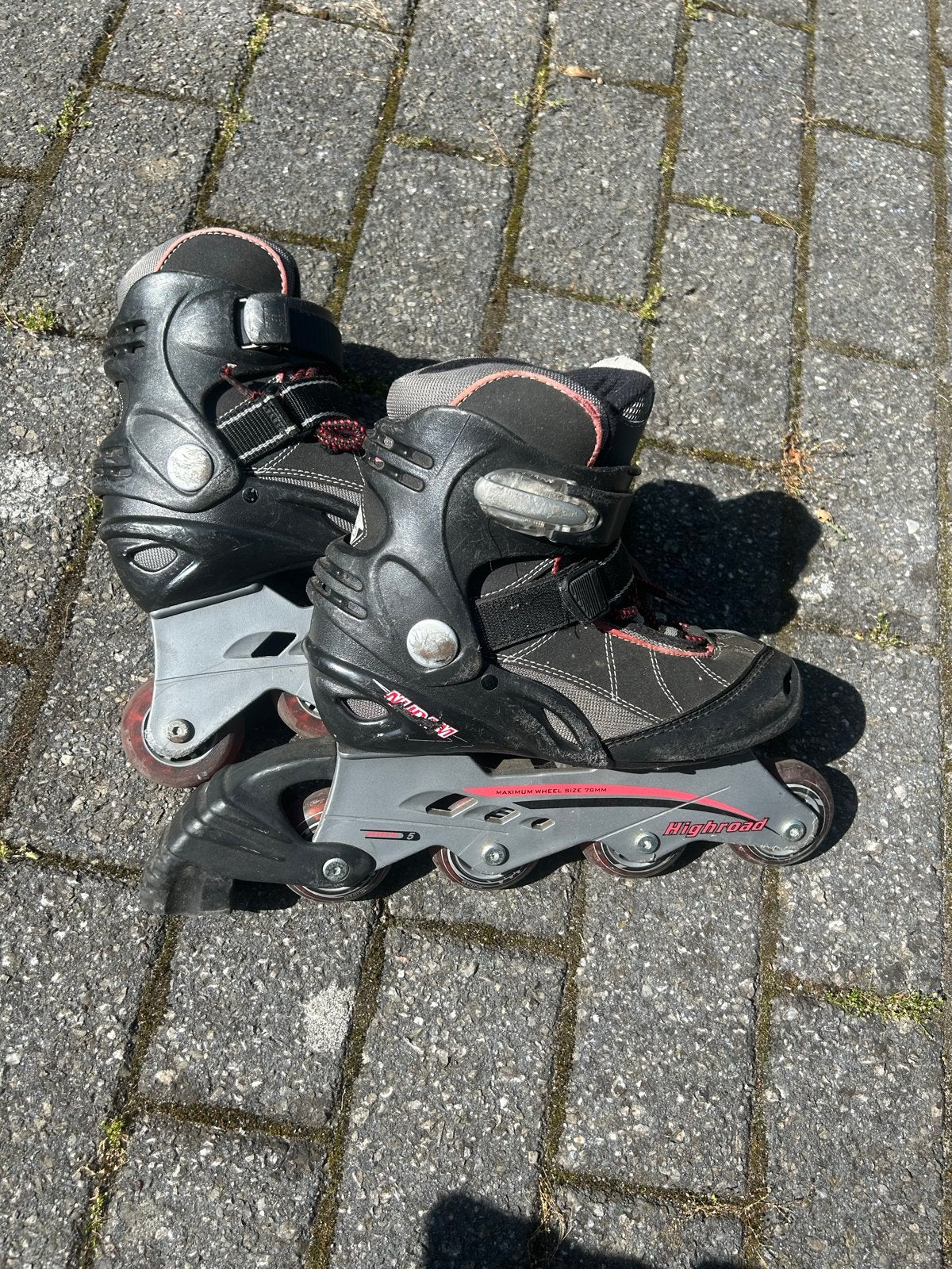 Nijdam inline skates voor kinderen, maat 36, Kinderen, Ophalen of Verzenden, Inline skates 4 wielen, Verstelbaar