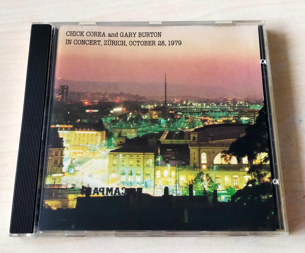 Chick Corea and Gary Burton In Concert Zurich CD ECM 1979