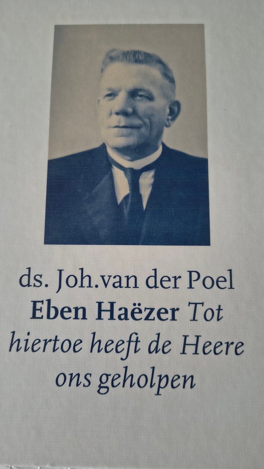 Eben-Haezer .Ds Joh van der Poel, Ds Joh van der Poel, Christendom | Protestants, Ophalen of Verzenden, Zo goed als nieuw