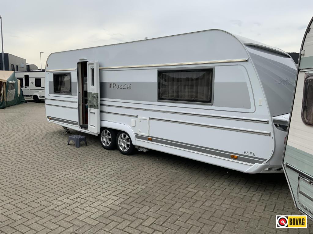 Tabbert Puccini 655 E Hemelvaartsdag open, Caravans en Kamperen, Caravans, Standaardzit, Schokbreker, Tabbert, Bedrijf