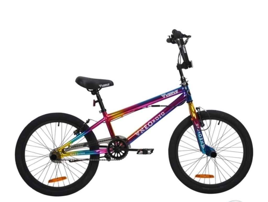 Verve Neo-OZO BMX Fiets - Regenboogkleur - 20 inch, Fietsen en Brommers, Fietsen | Crossfietsen en BMX, 16 tot 20 inch, Staal