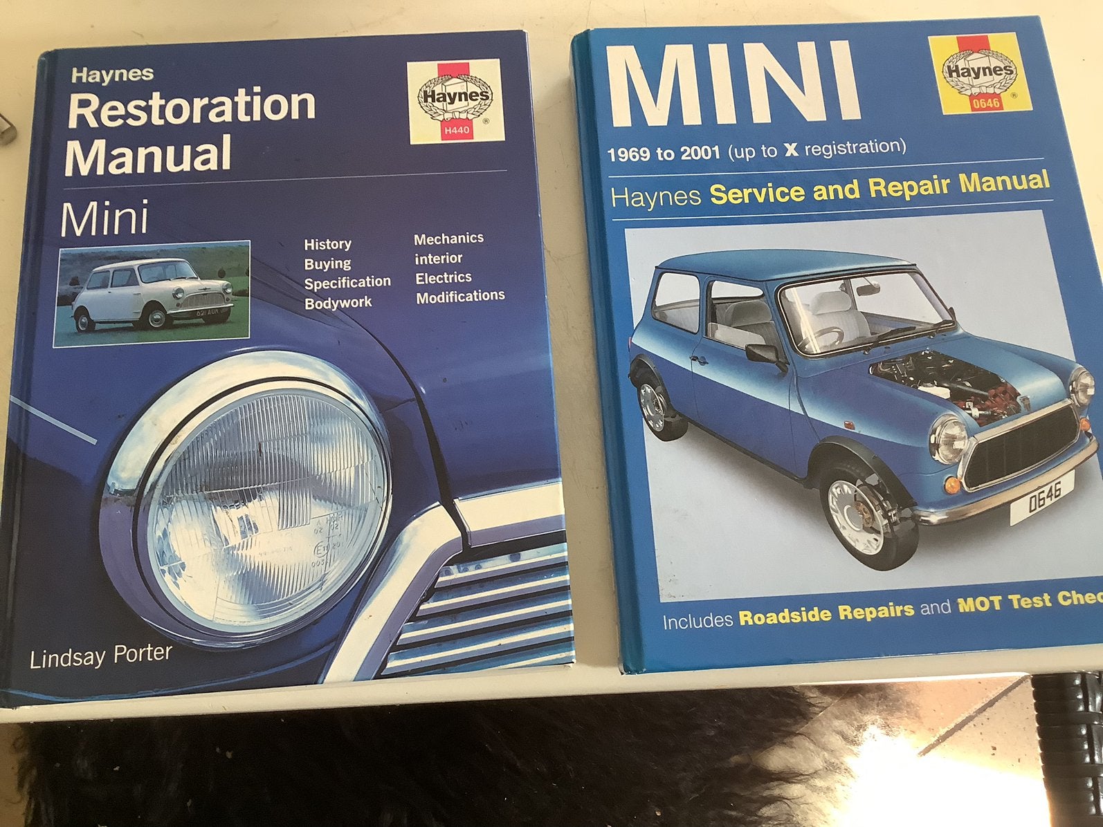 Te koop haynes restauratie boeken mini, Ophalen of Verzenden, Zo goed als nieuw