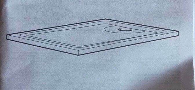 IKEA FOTINGEN Douchebak 90x90x3 cm - Nieuw in doos, Ophalen, Nieuw, Douche