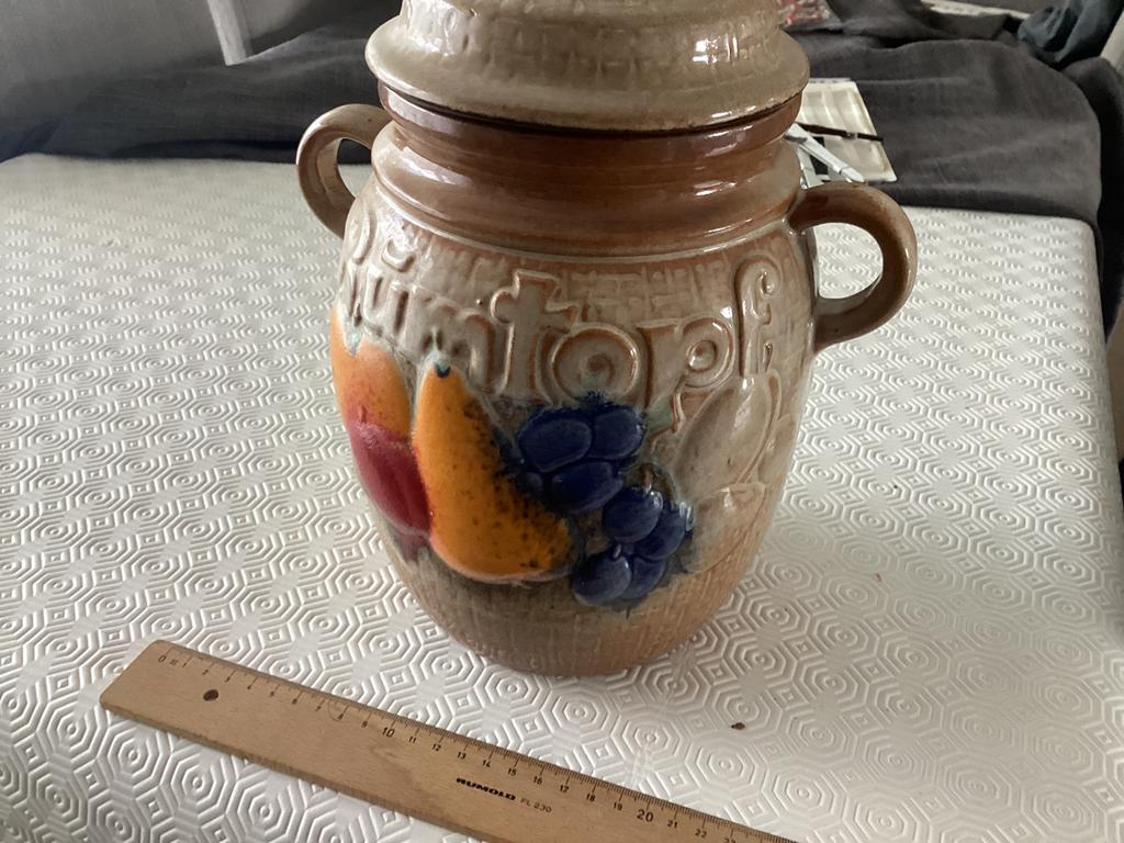 Rumtopf. Nieuwstaat. Scheurich Keramik Germany, Ophalen of Verzenden, Zo goed als nieuw