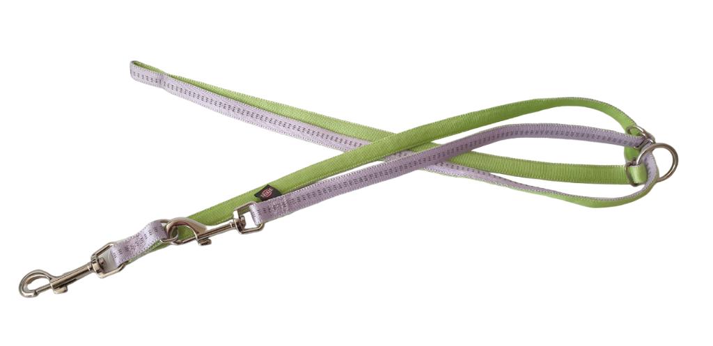 TRIXIE Softline Verstelbare Hondenlijn M-L Lila-Groen KOOPJE, Ophalen of Verzenden, Nieuw, Hondenriem