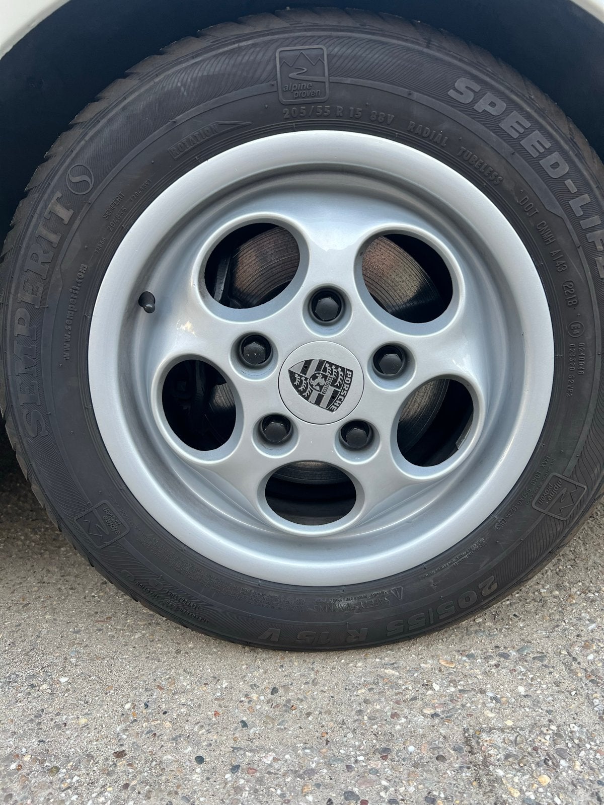Originele Porsche 944 Type 2 Teledial velgen 15 inch, Ophalen, Gebruikt, 15 inch, Banden en Velgen