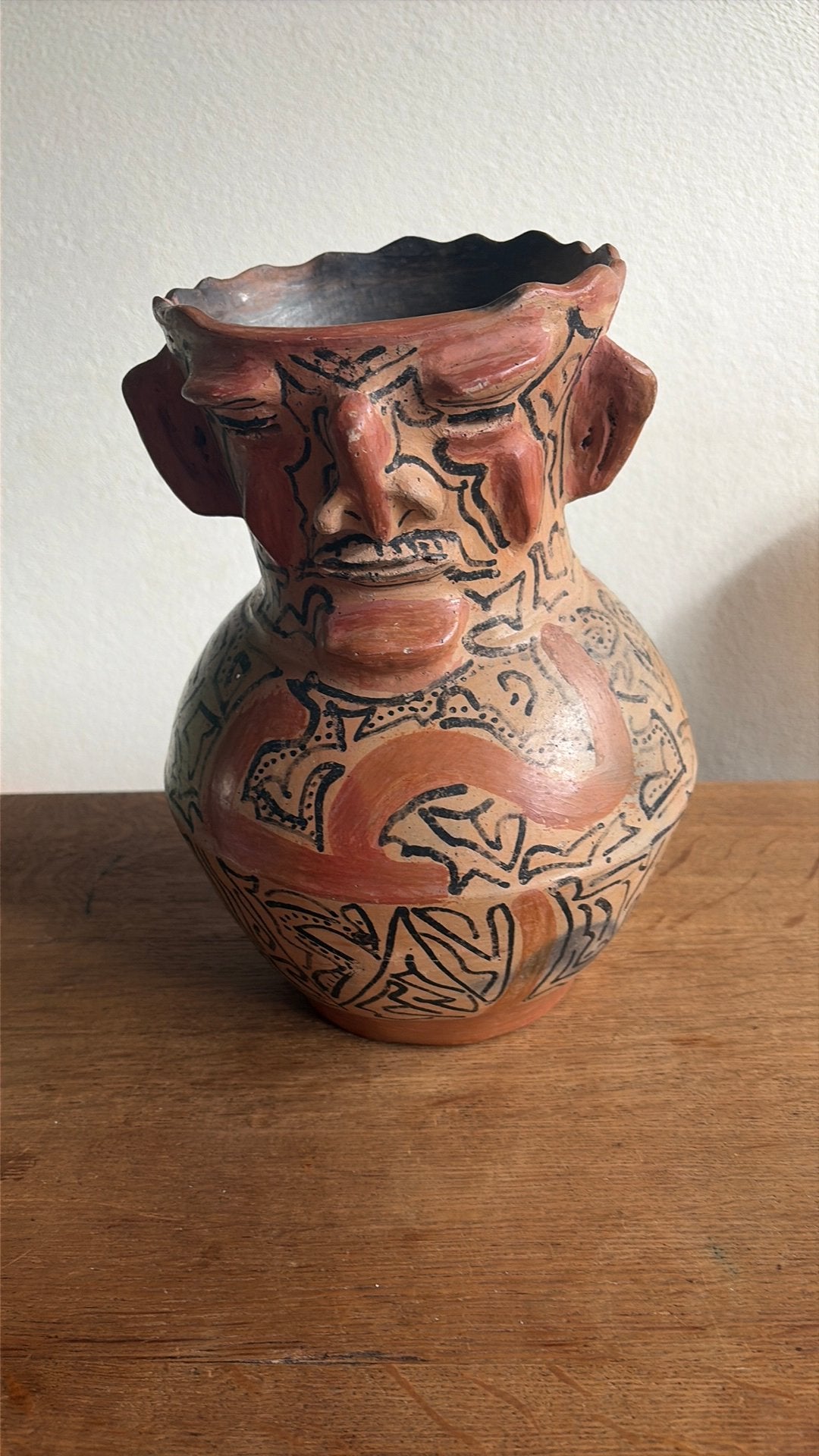 Oude, misschien antieke vaas uit Peru, Antiek en Kunst, Ophalen of Verzenden