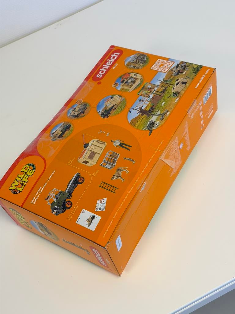 Schleich Wildlife Grote Reddingswagen 42475 rescue truck, Overige typen, Ophalen of Verzenden, Zo goed als nieuw, H