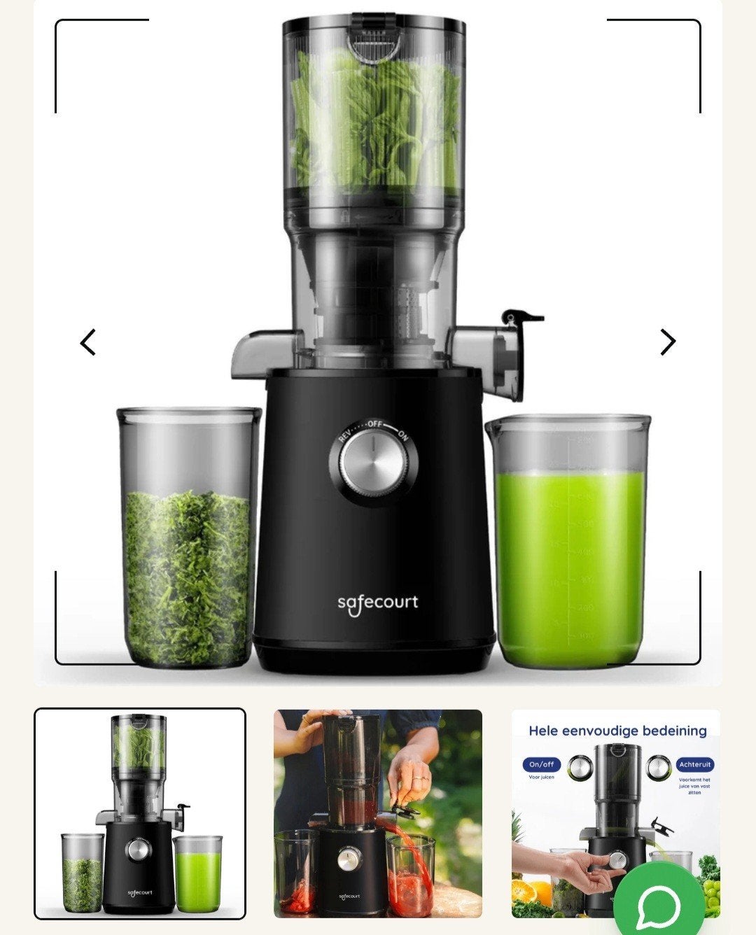 Slowjuicer Pure Press Pro – Cold Press – Nieuw in doos, Ophalen of Verzenden, Nieuw
