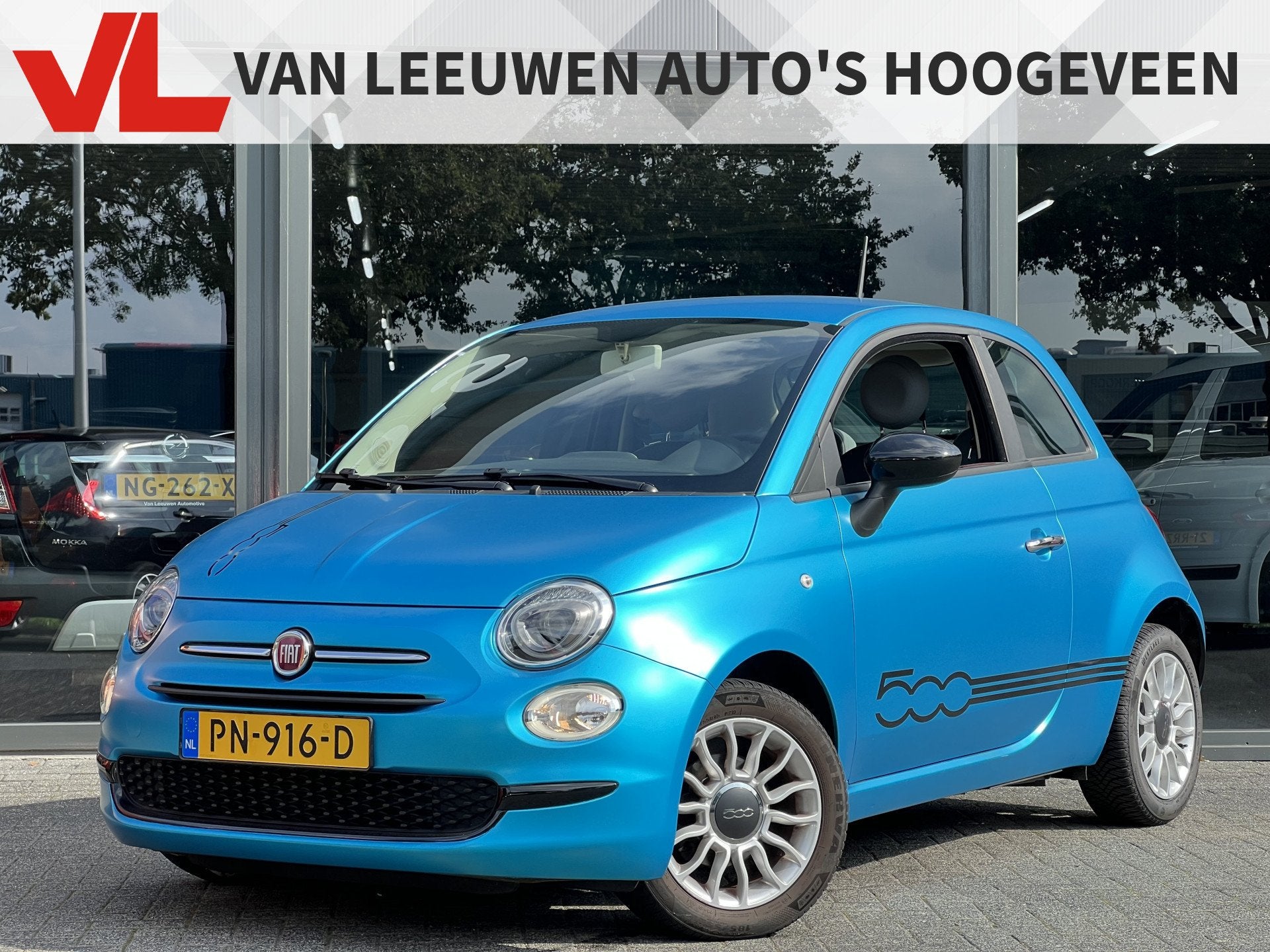Fiat 500 1.0 TwinAir Pop | Cruise control | Airco | Lichtmet, Auto's, Voorwielaandrijving, Stof, Gebruikt, 840 kg