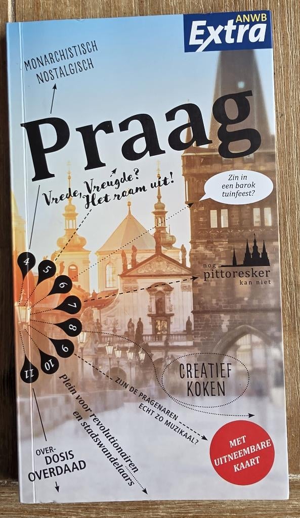 ANWB Extra Reisgids Praag, ANWB, Europa, Ophalen of Verzenden, Zo goed als nieuw