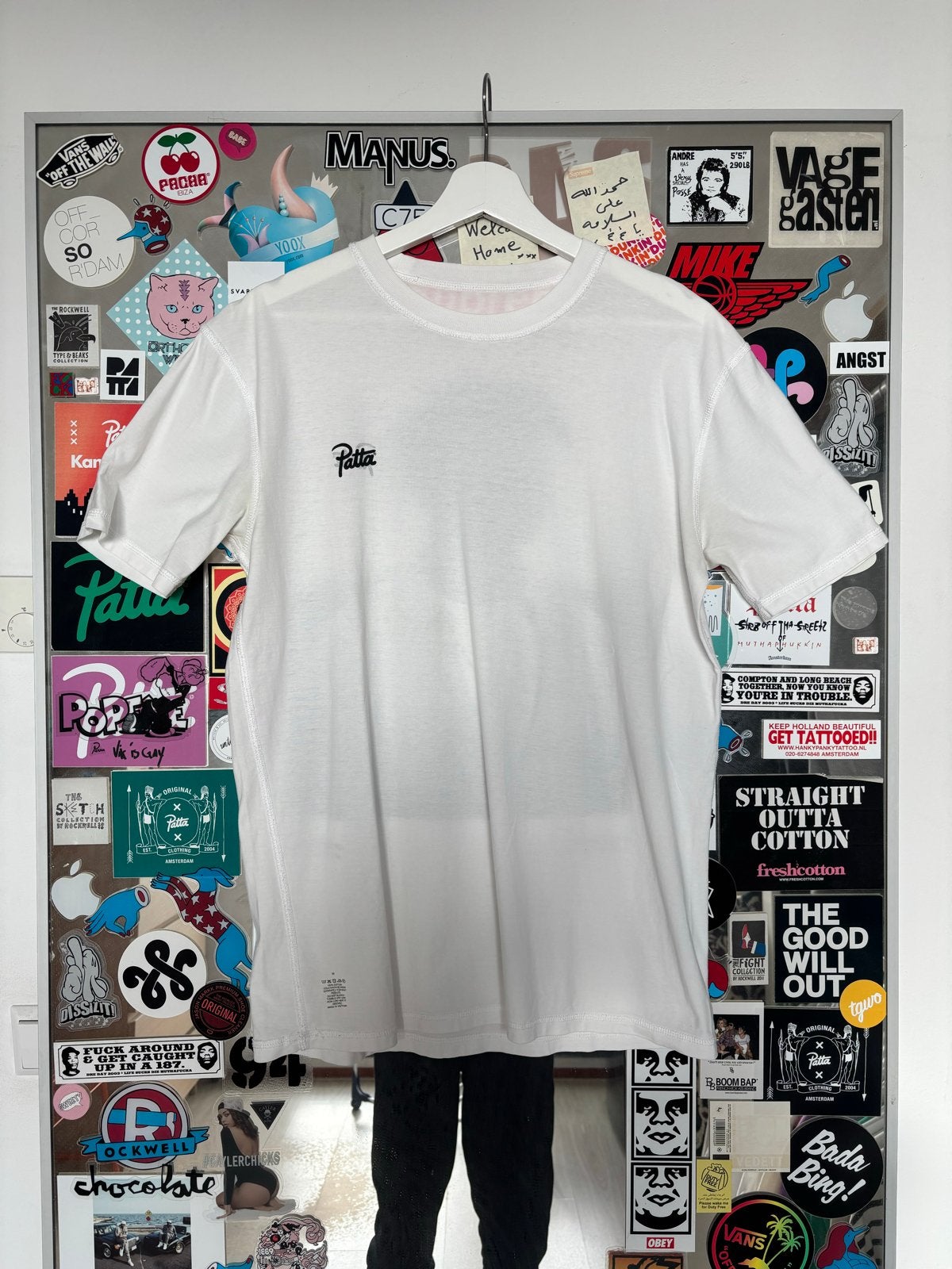 Patta x Dana Lixenberg reversible Biggie/Tupac shirt, Ophalen of Verzenden, Zo goed als nieuw, Maat 48/50 (M), Wit