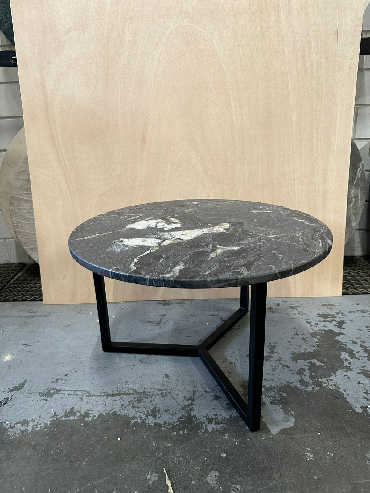 Prachtige kwartsieten ronde salontafel!, Ophalen, 50 tot 100 cm, Rond, Nieuw