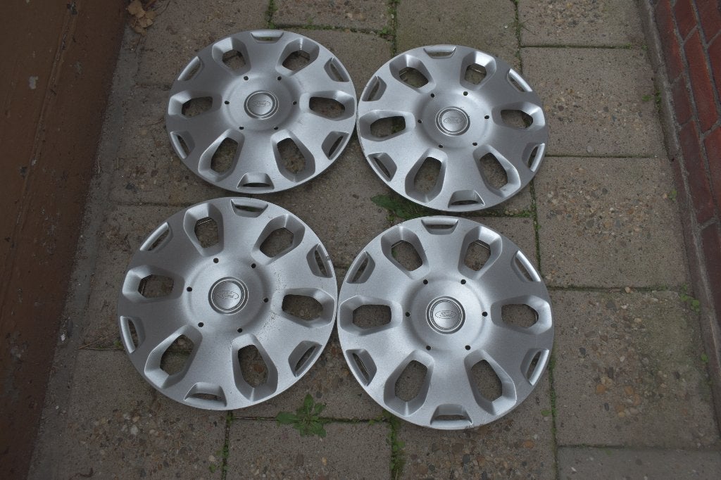 Set van 4 originele wieldoppen Ford Connect 15 inch, Auto diversen, Wieldoppen, Ophalen of Verzenden, Gebruikt