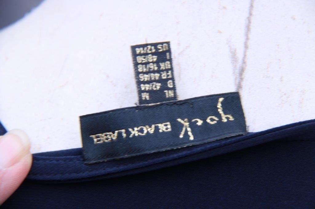 Jurk donkerblauw Yoek mt 42-44 Vaste prijs, Kleding | Dames, Yoek, Blauw, Maat 42/44 (L), Ophalen of Verzenden