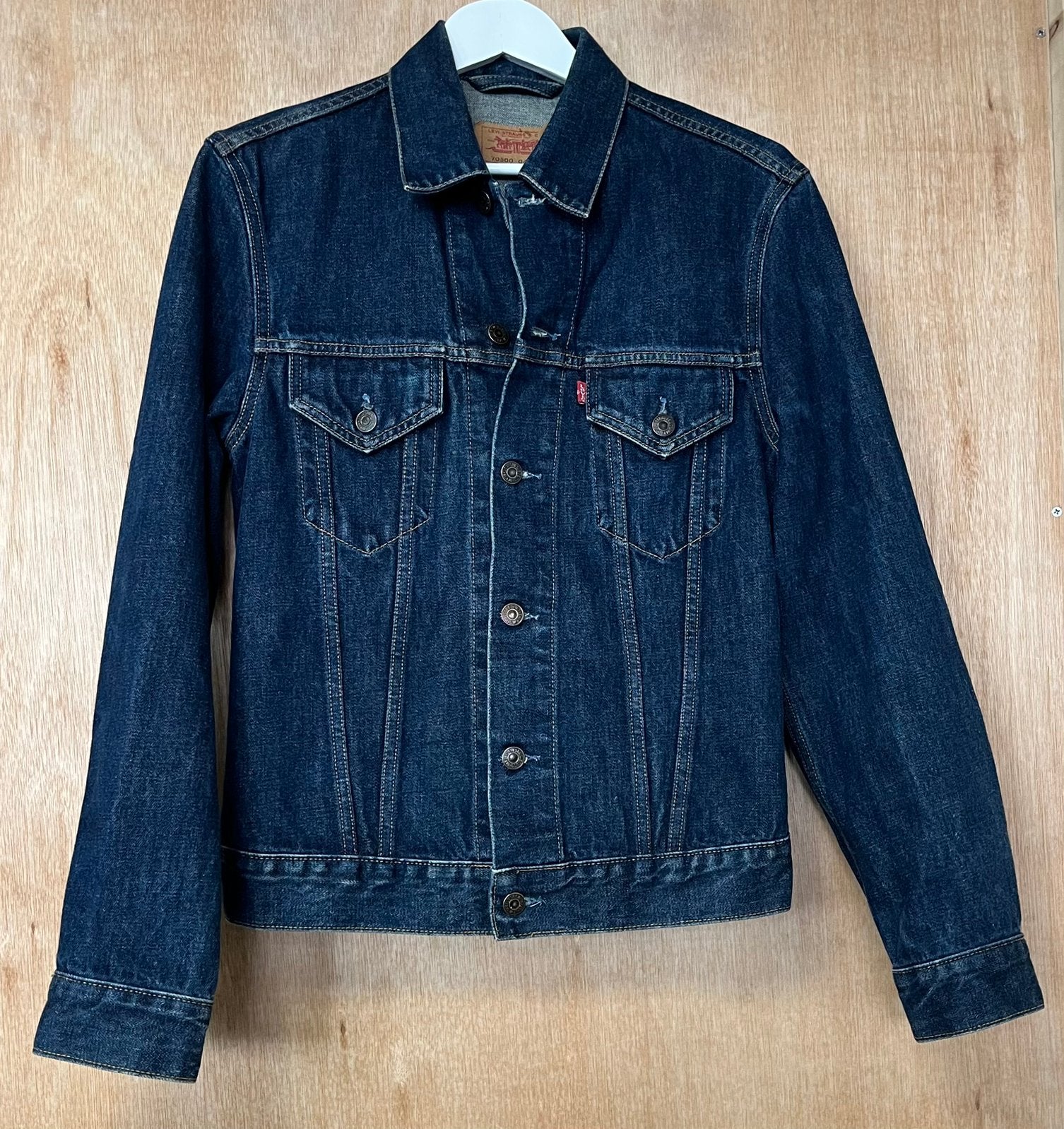 Vintage Levi’s trucker jacket spijkerjas uit ‘96 - Maat M, Ophalen of Verzenden, Zo goed als nieuw, Maat 48/50 (M), Blauw