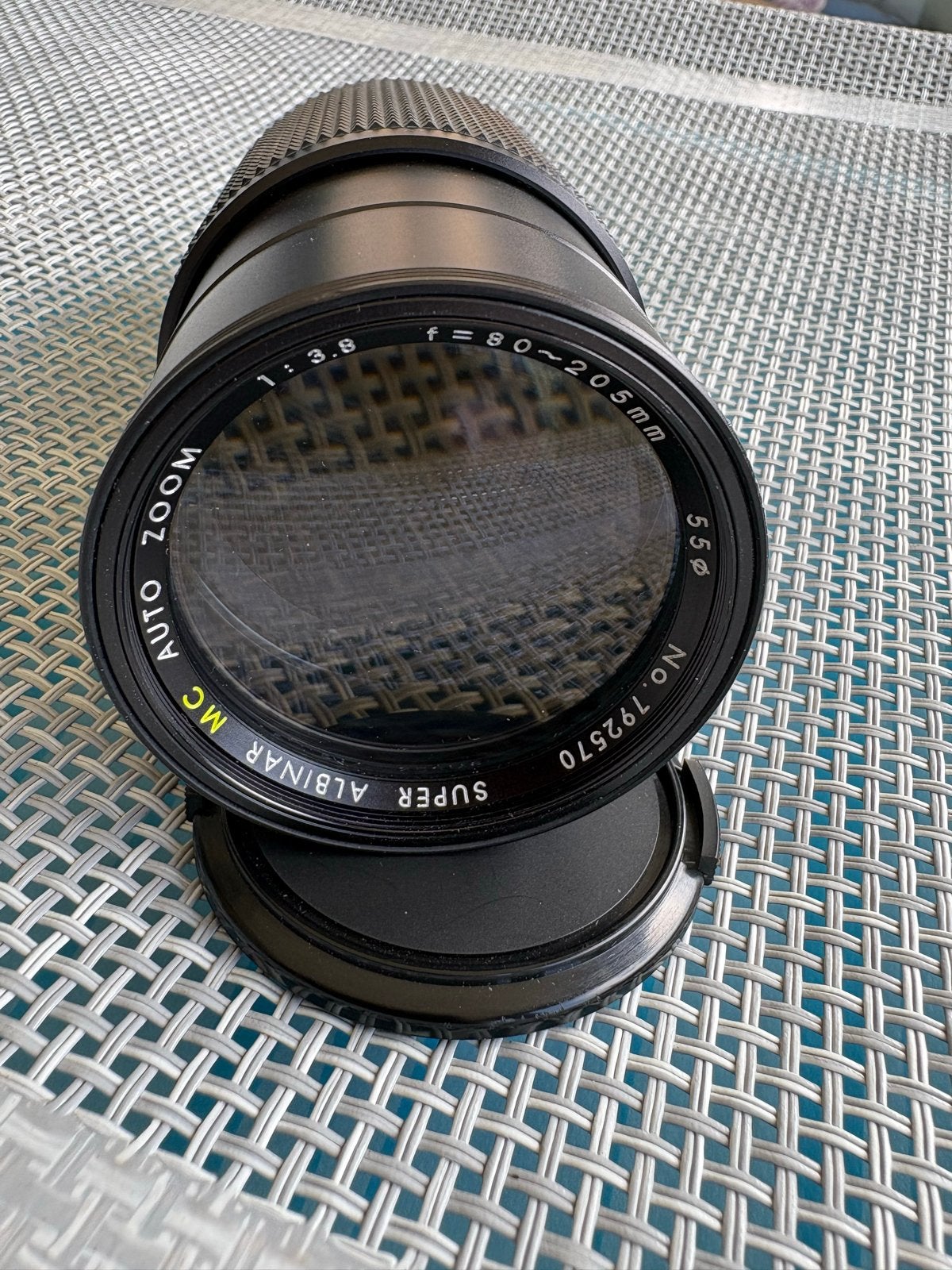 Super Albinar MC Auto Zoom 80-205mm f/3.8 lens Olympus OM, Audio, Tv en Foto, Fotografie | Lenzen en Objectieven, Gebruikt, Telelens