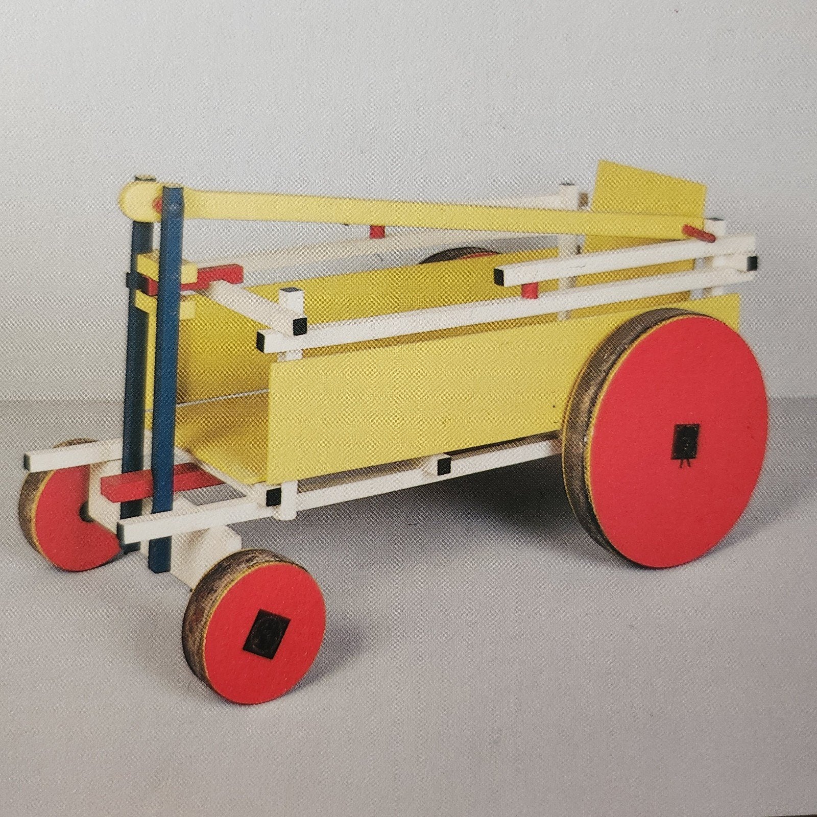 Kunstkaart Gerrit Rietveld bolderwagen, Verzenden, 1980 tot heden, Ongelopen, Cultuur en Media