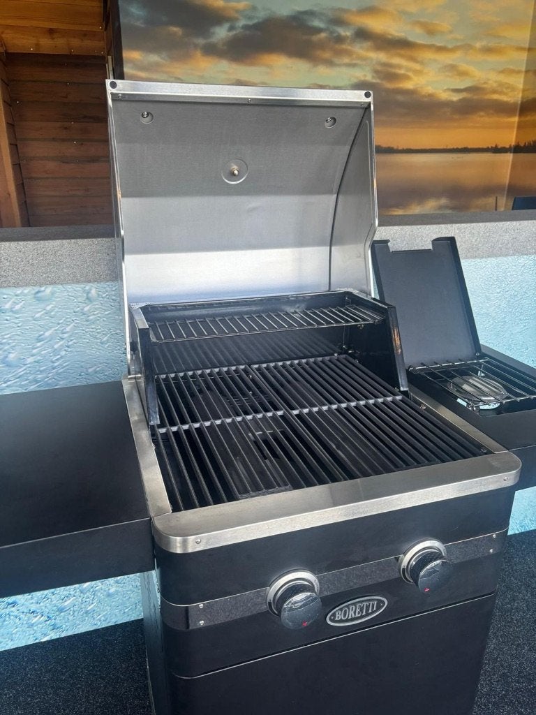 Boretti Bernini Gas BBQ | Showroommodel | Aanbieding, Tuin en Terras, Ophalen, Zo goed als nieuw, Boretti, Nvt