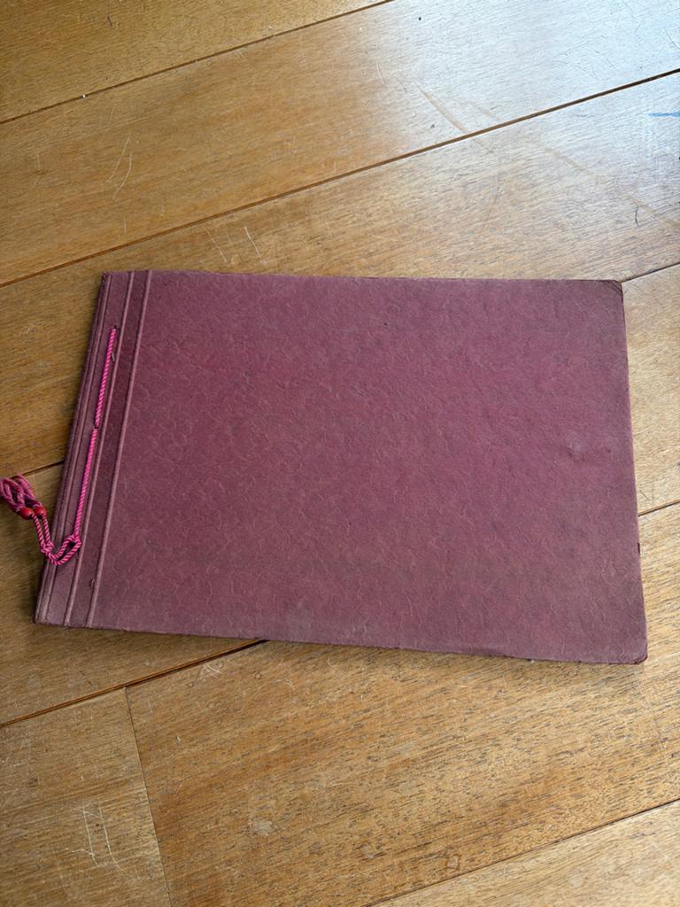 Leeg Antiek fotoboek 10 bladen, 20 bladzijden (1915-1920), Verzamelen, Foto's en Prenten, Gebruikt, Foto, Ophalen of Verzenden
