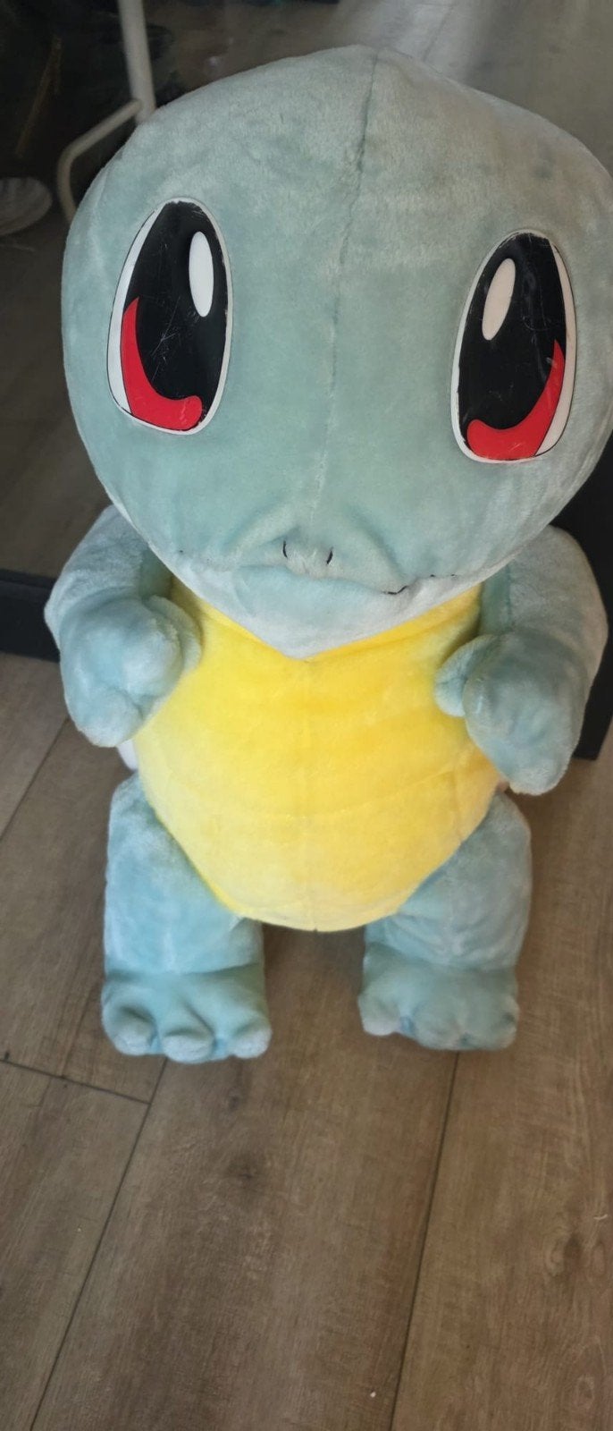 Vintage 2000 60cm grote originele squirtle knuffel pokemon, Overige typen, Ophalen of Verzenden, Zo goed als nieuw, Pokémon
