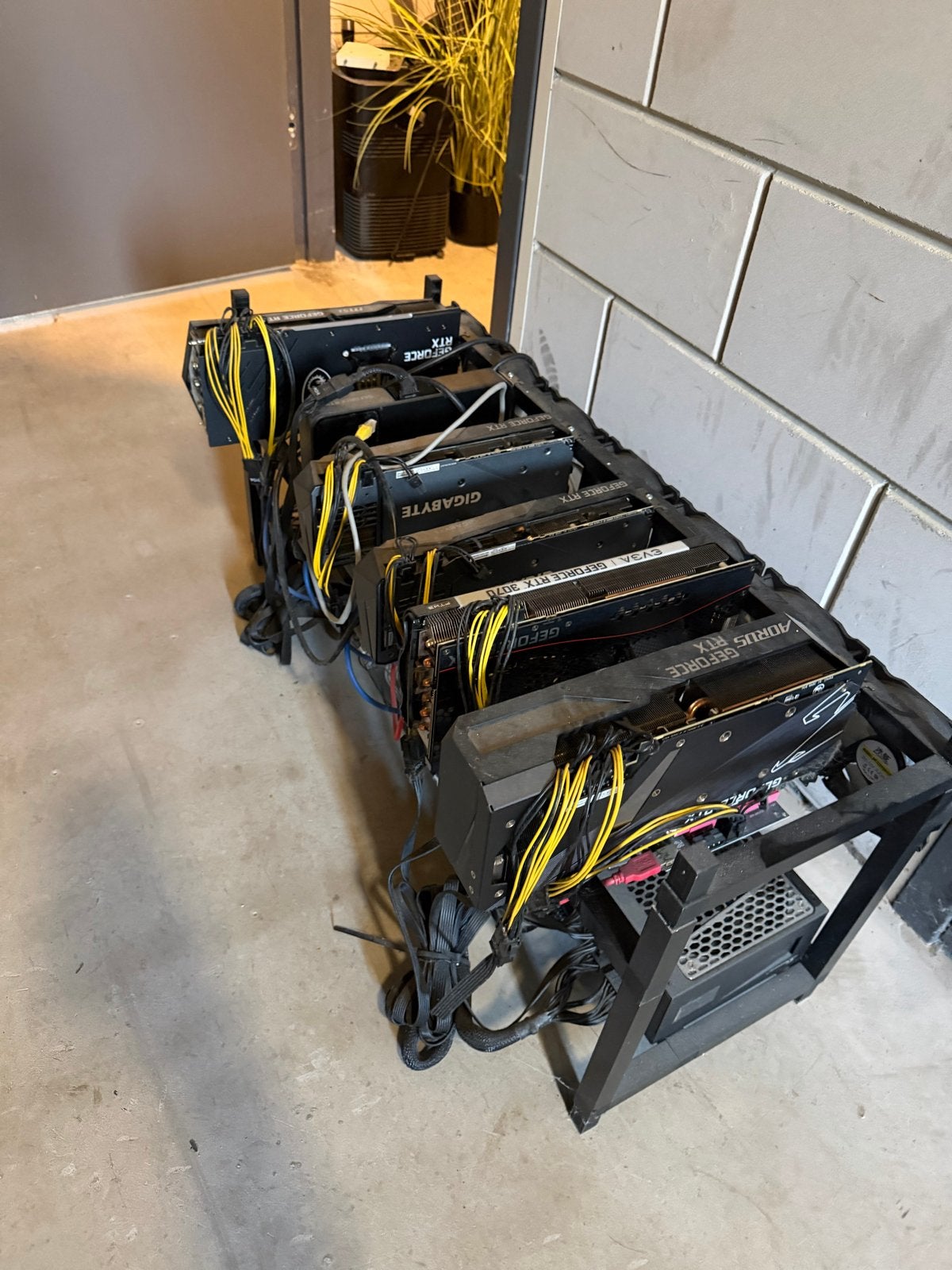 Mining Rig met 6x RTX 3070 GPU's - Klaar voor gebruik, Ophalen of Verzenden, Gebruikt