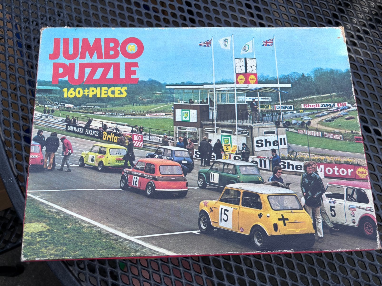 Jumbo Puzzle 160 pcs. Mini Classic Brands Hatch, Ophalen, Gebruikt, Auto's