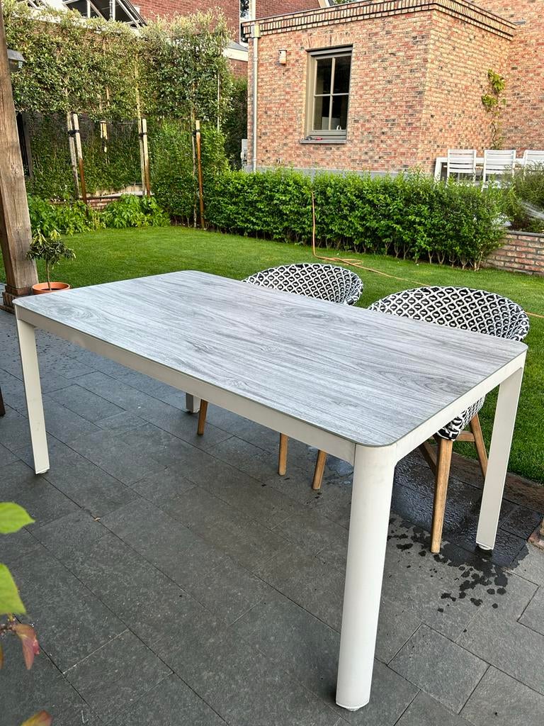 Hartman tuintafel, Tuin en Terras, Tuintafels, Zo goed als nieuw, Rechthoekig, Aluminium, Ophalen of Verzenden