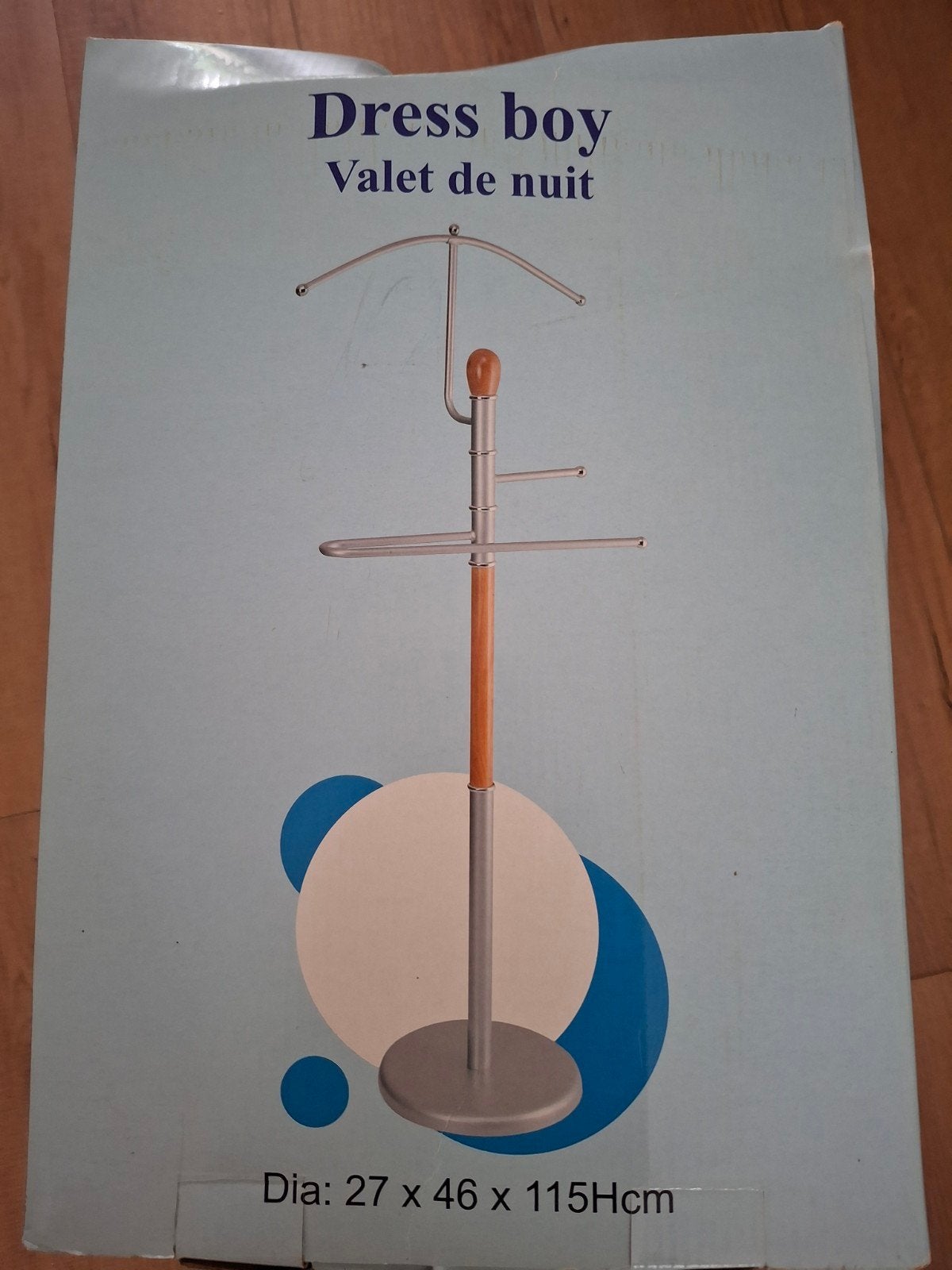 Nieuwe Dressboy / Valet de nuit - Ongebruikt in doos, Ophalen of Verzenden, Nieuw, Zilver, Metaal
