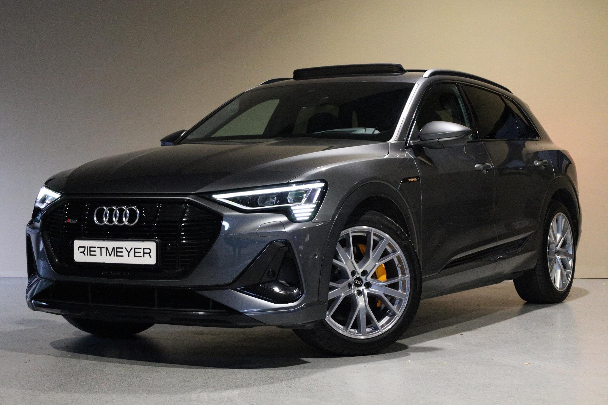 Audi e-tron 55 quattro Advanced S Line 95 kWh |Pano |Head-Up, Auto's, Automaat, 12 maanden, Stof, 95 kWh