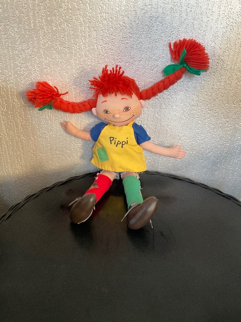 Stoffen PIPPI LANGKOUS pop (50 cm), Ophalen, Zo goed als nieuw, Overige typen