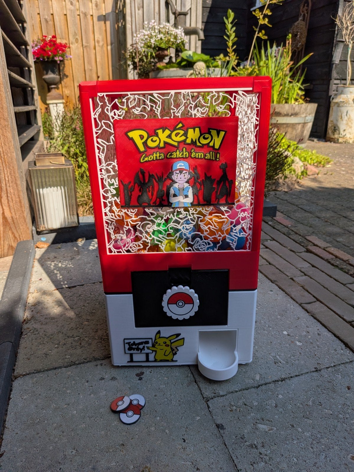 Gachapop machine voor suprise ballen - Pokémon thema, Ophalen, Overige typen