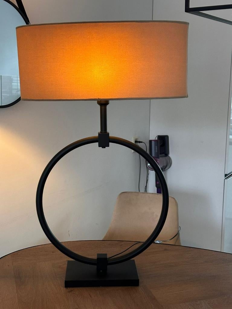 Tafellamp ringlamp, Ophalen, Zo goed als nieuw, Minder dan 50 cm