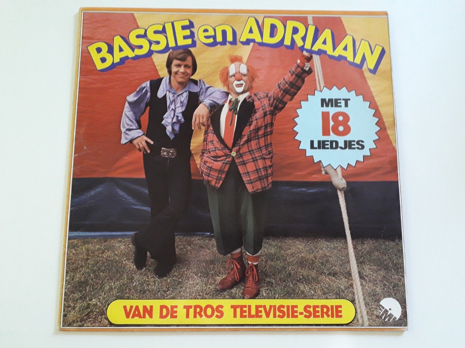 Lp vinyl   Bassie en Adriaan - met 18 liedjes, Cd's en Dvd's, Ophalen of Verzenden, Gebruikt