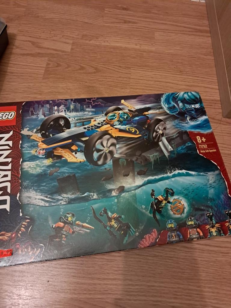 LEGO Ninjago 71752 Ninja Sub Speeder - Snel weg!, Ophalen, Lego, Nieuw, Ongeopend/sealed