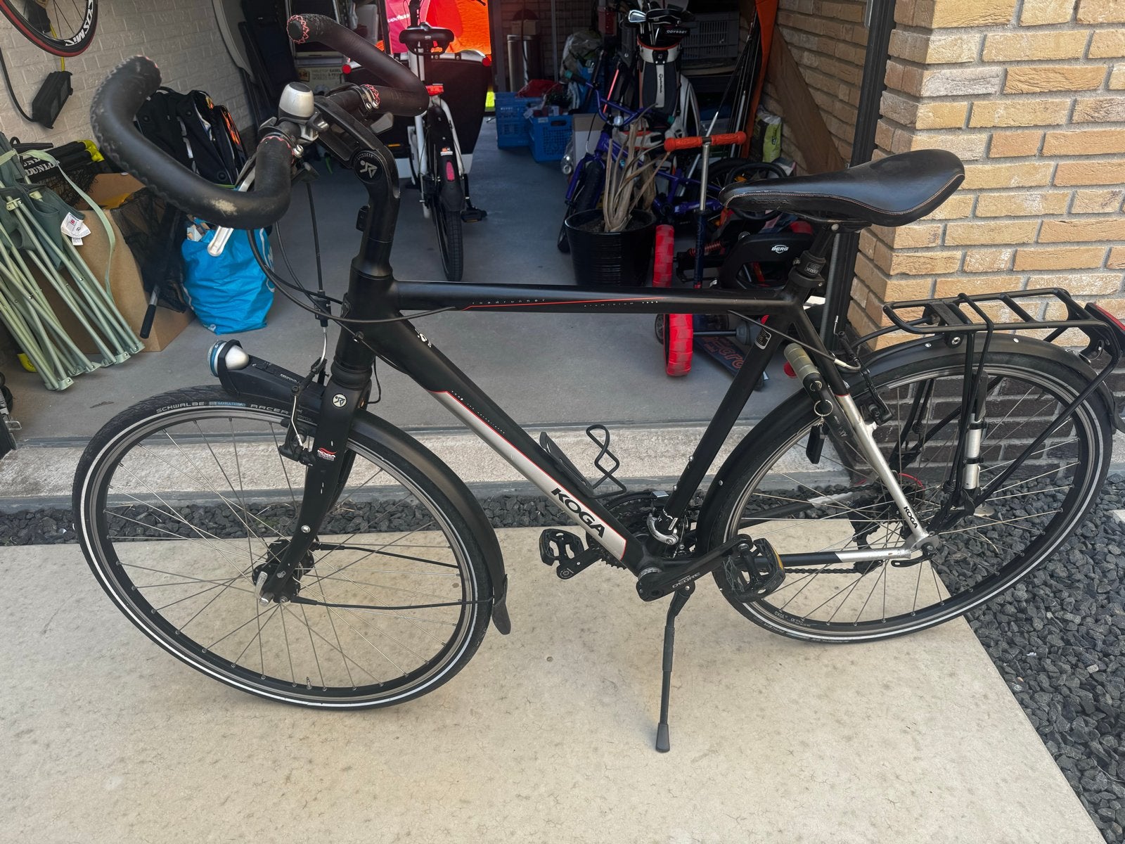 Koga Roadrunner Aluminium 7005 Herenfiets, Ophalen, 28 inch, Gebruikt, Vering