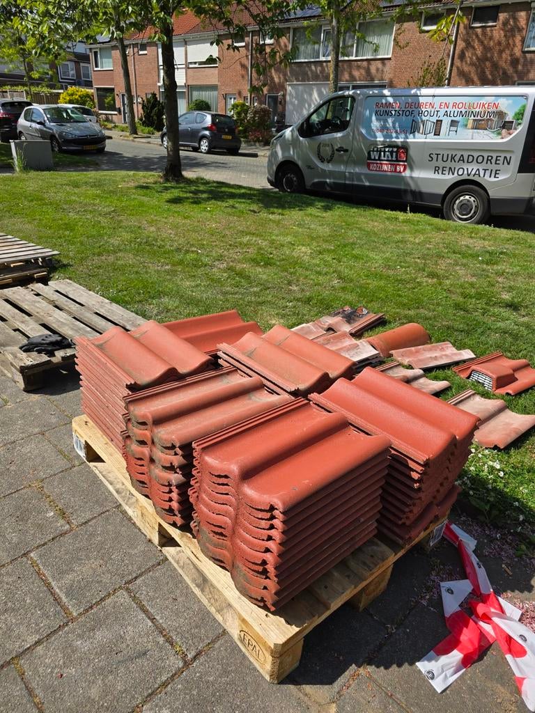 Hollands Rood Novo Dakpannen - Diverse Soorten, Doe-het-zelf en Verbouw, Dakpannen en Dakbedekking, Ophalen