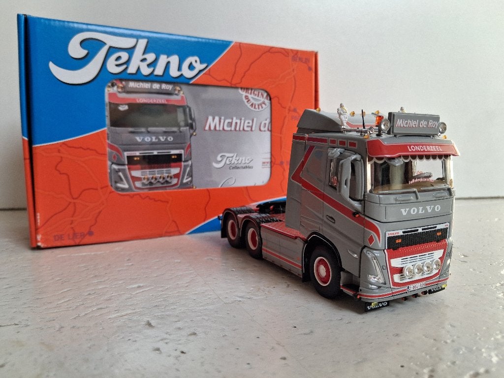 Tekno Volvo FH05 Michiel De Roy, Hobby en Vrije tijd, Modelauto's | 1:50, Ophalen of Verzenden, Nieuw, Bus of Vrachtwagen, Tekno