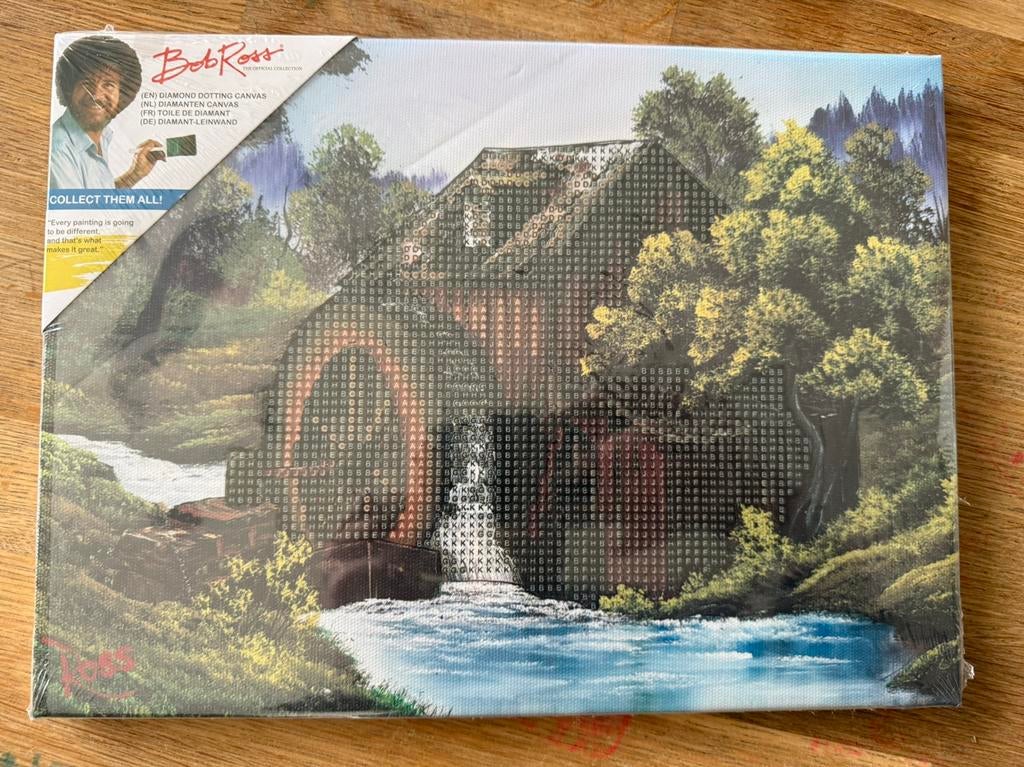 Bob ross diamond painting officiele collectie nieuw, Ophalen of Verzenden