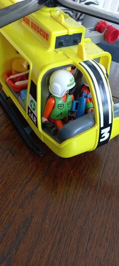 Playmobil Reddingshelikopter 5428 vintage, Ophalen of Verzenden, Gebruikt