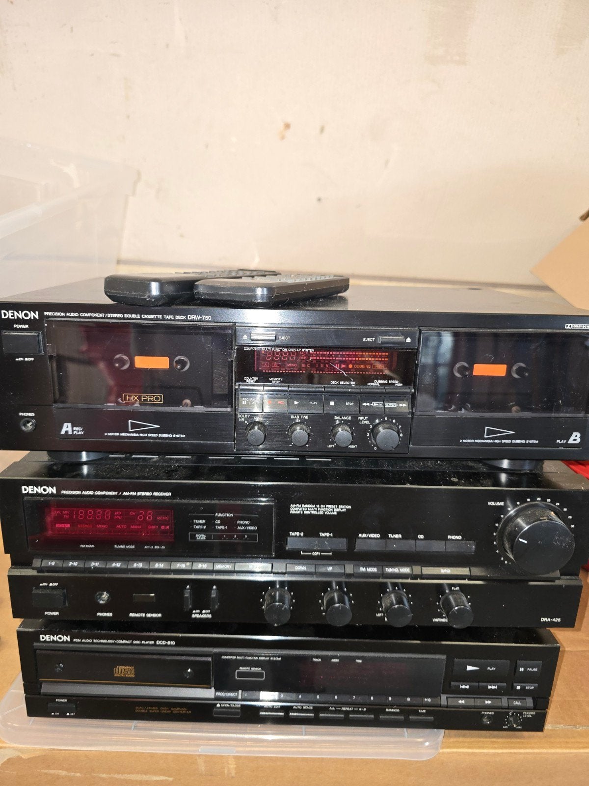 Denon Precision Audio Componenten Set - Vintage Hifi, Gebruikt, Denon, Cassettedeck, Losse componenten