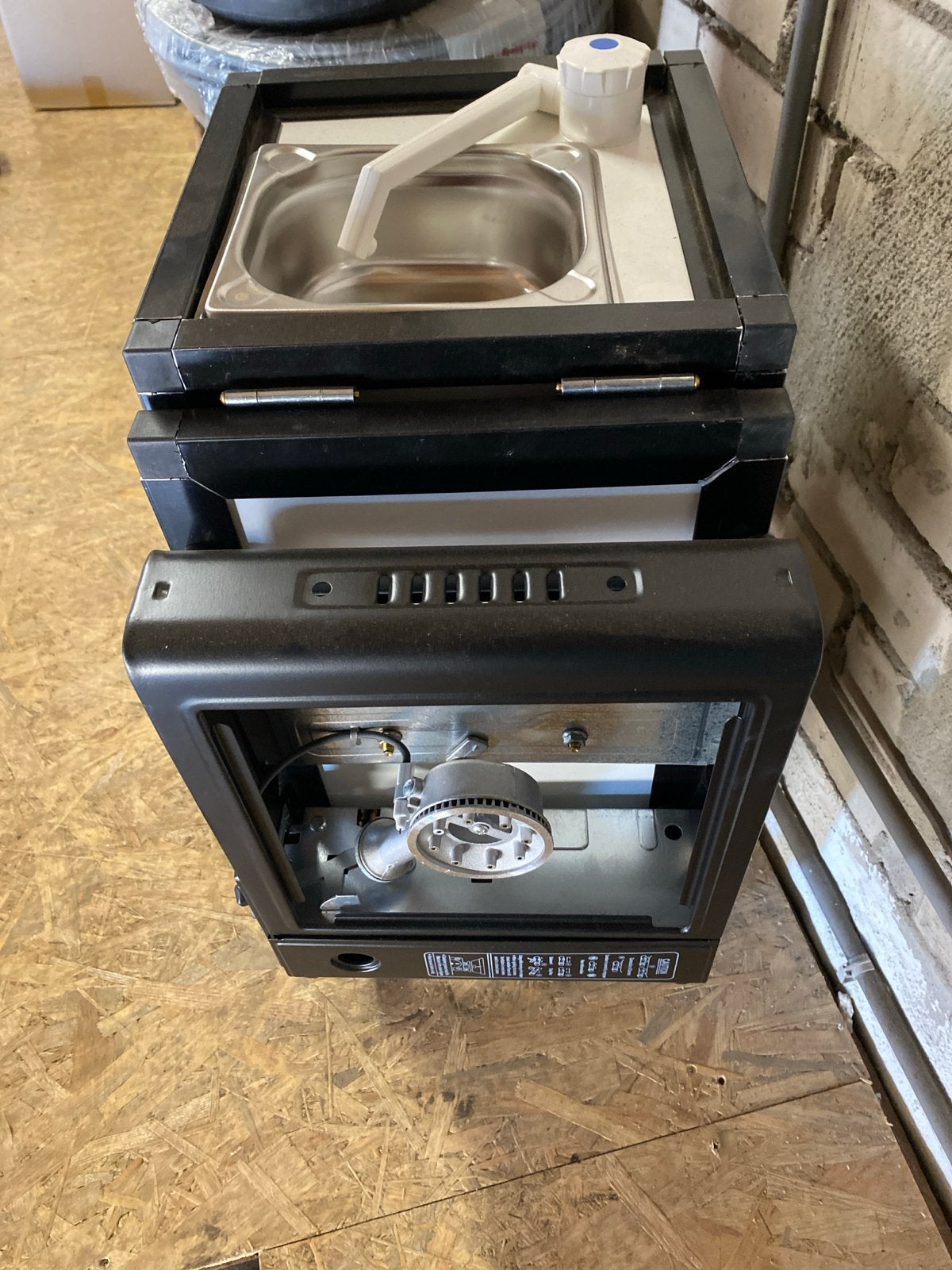 Mobiele wasbak CAMPER gasfornuis - Royal Cuisine, Caravans en Kamperen, Ophalen, Gebruikt