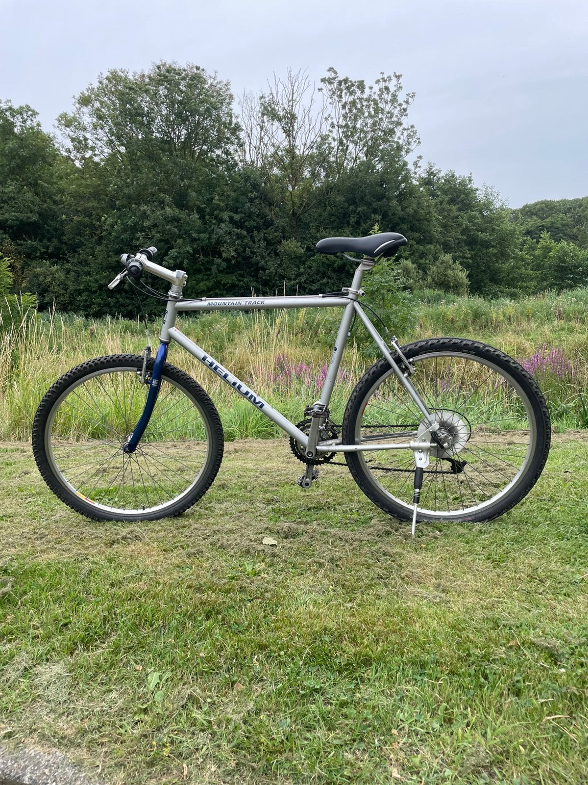 Mountainbike grijs mt. 58 Lichtgewicht, Gebruikt, 57 cm of meer, Geen vering, Ophalen