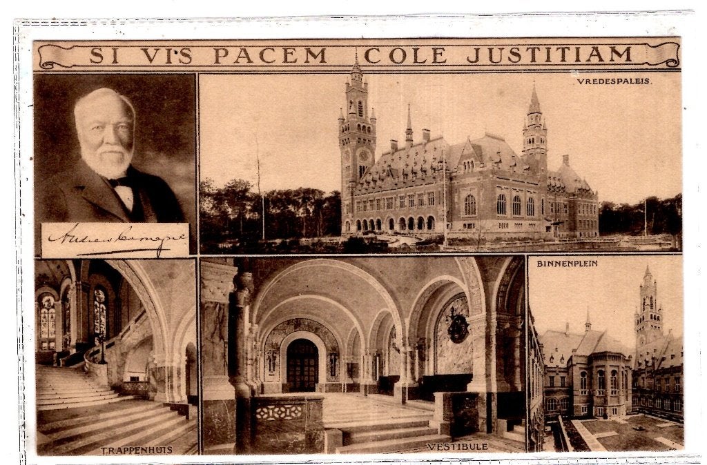 Den Haag  Si Pacem Cole Jusitiam Opening  28-8-1913, Verzenden, Voor 1920, Ongelopen, Zuid-Holland