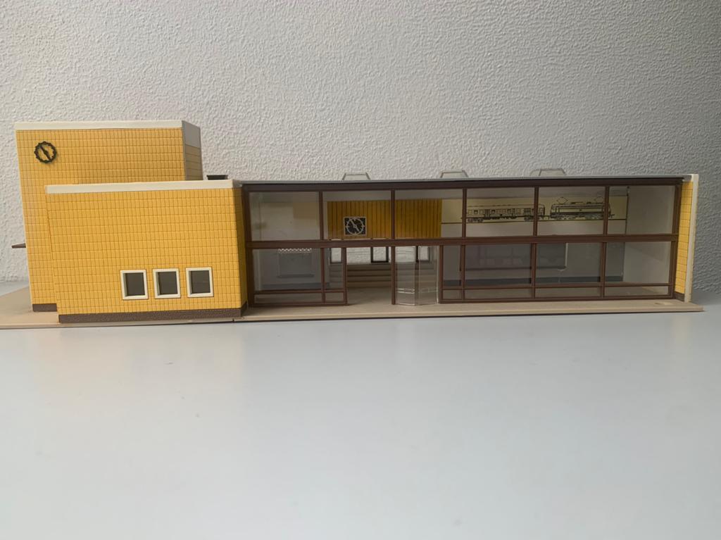 Vollmer station 3540, Hobby en Vrije tijd, Modeltreinen | H0, Overige merken, Gebruikt, Gelijkstroom of Wisselstroom, Brug, Tunnel of Gebouw