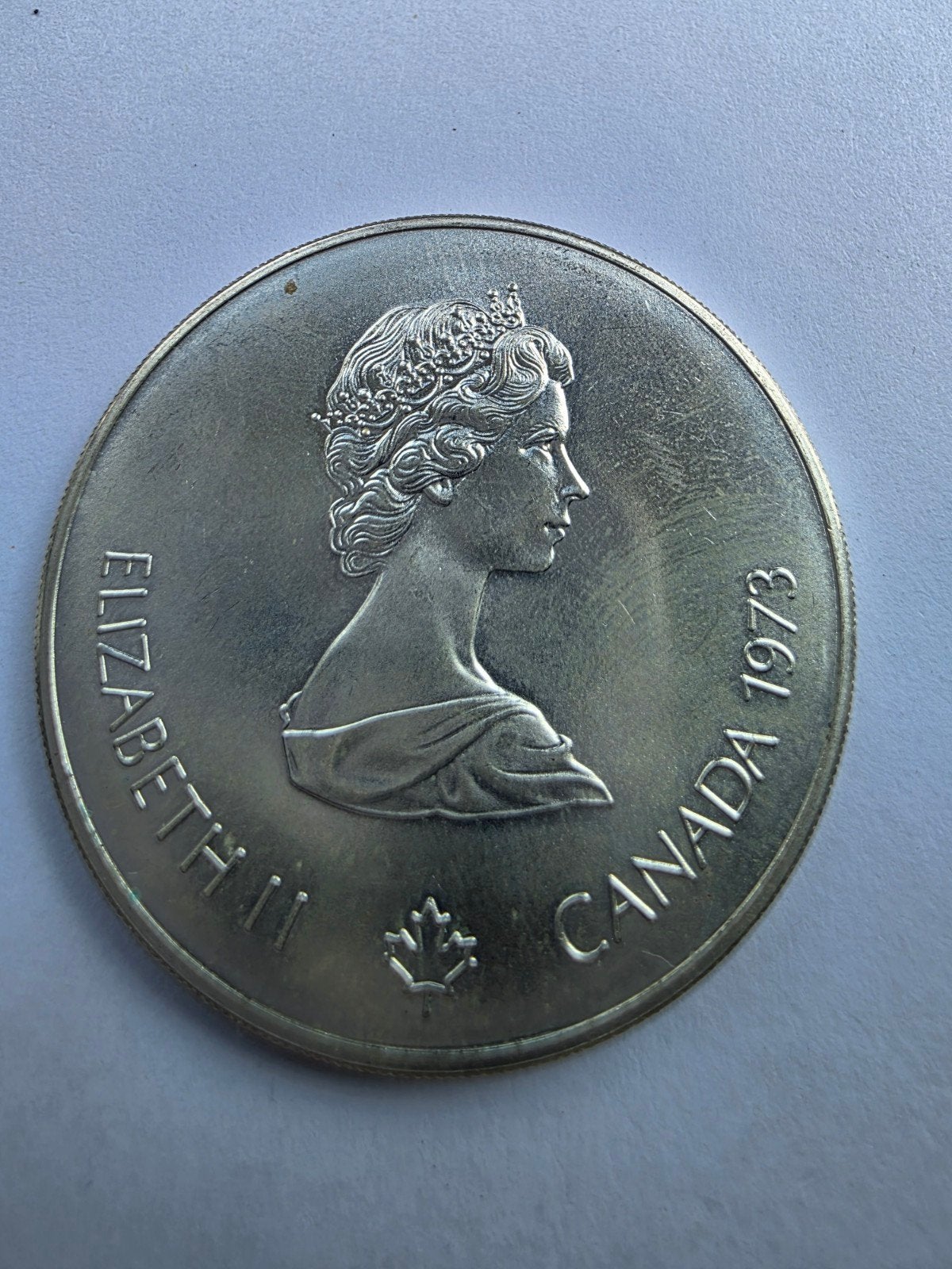 Canada 5 Dollar Olympische Spelen 1976 Zilveren Munt, Ophalen of Verzenden, Losse munt, Zilver