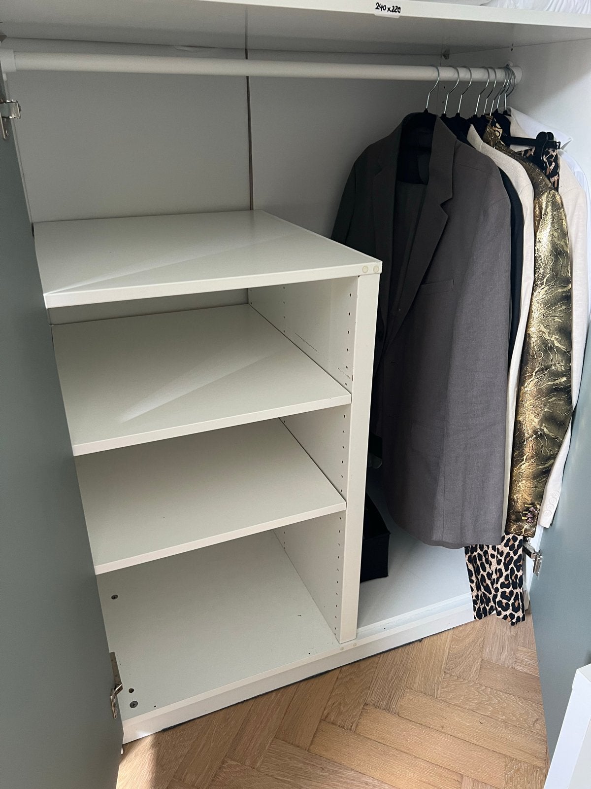 Kastinzet komplement ikea voor pax kast, Ophalen, Met plank(en), Gebruikt, 200 cm of meer
