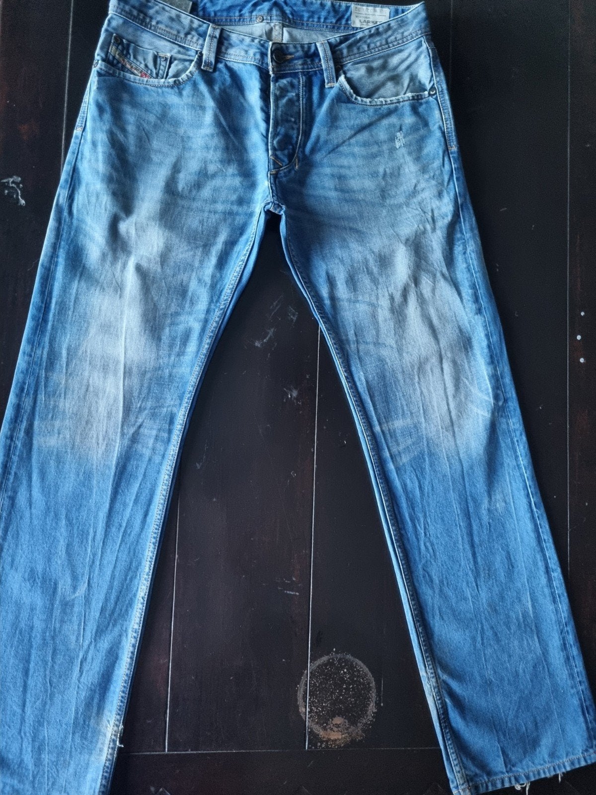CLASSIC DIESEL LARKEE REGULAR STRAIGHT DESTROY 33/3233/32, Kleding | Heren, Ophalen of Verzenden, Zo goed als nieuw, Blauw, W33 - W34 (confectie 48/50)