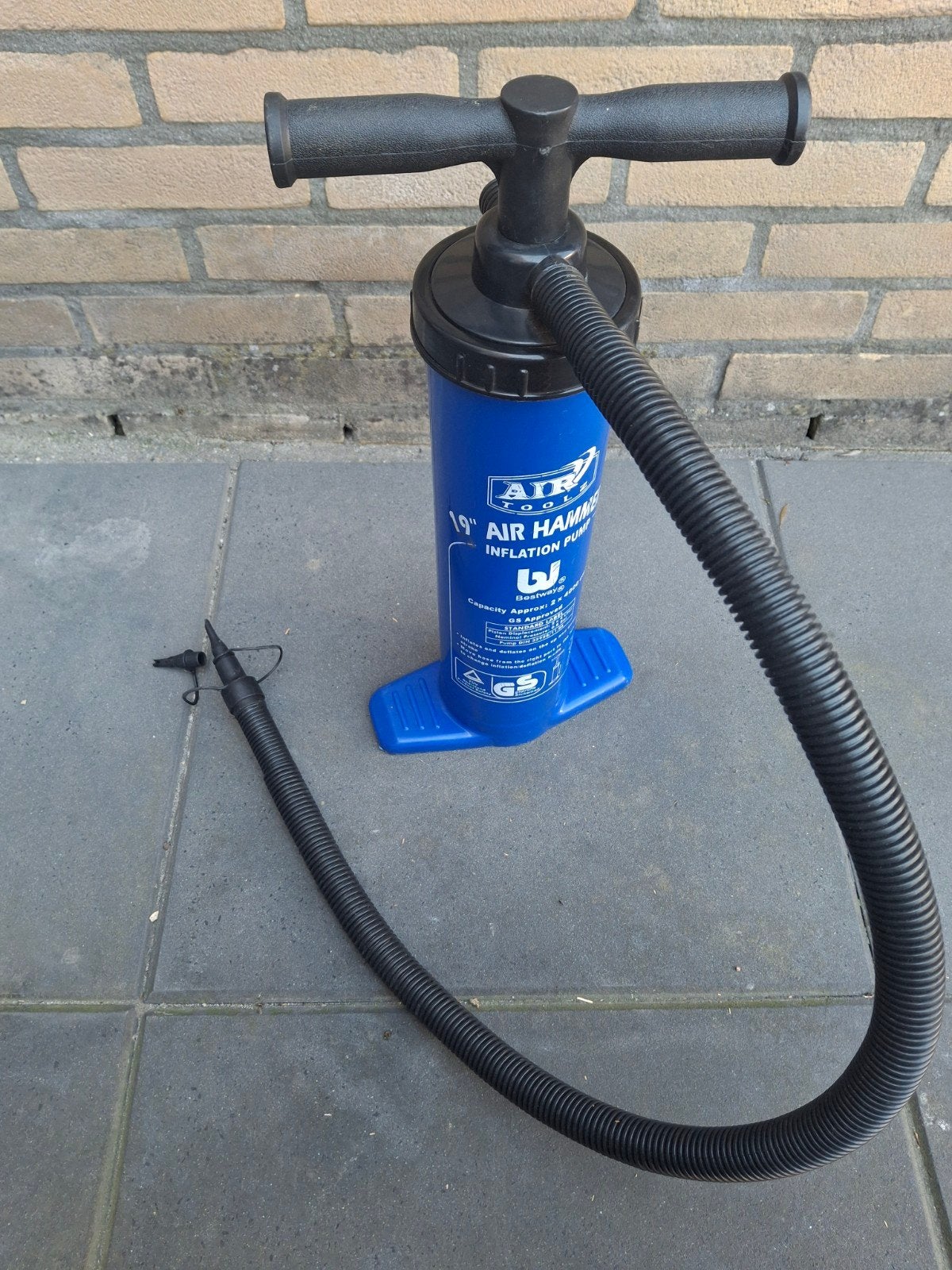 Bestway Air Hammer opblaaspomp 19 inch, Ophalen, Gebruikt